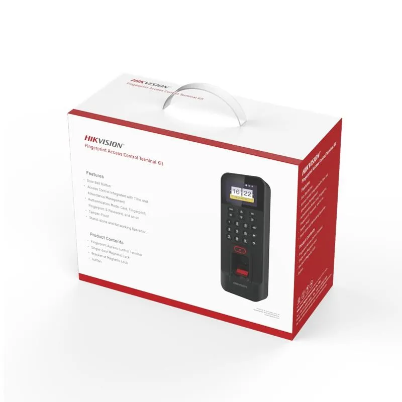 Kit de control de acceso por huella y tarjeta (3.000 usuarios), con cerradura magnética, gestión de hasta 150.000 eventos y alimentación 12 VCC.