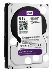 Disco rígido WD de 6 TB SATA p/DVR/NVR purple