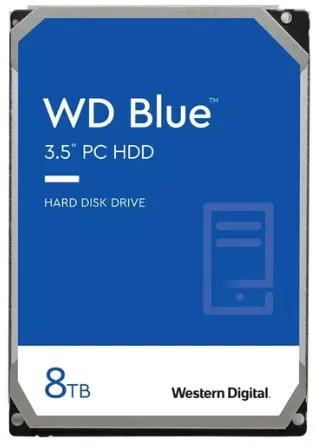HD 8TB WD BLUE 3.5 SATA 5640RPM 256MB