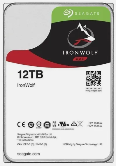 [28007] HD 12TB SEAGATE IRONWOLF SATA 6GB/S 256MB NAS