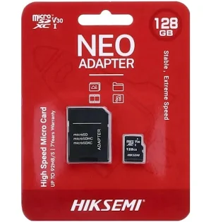 MICROSD HIKVISION 128GB CLASE 10 D1 C/ADAPTADOR SD