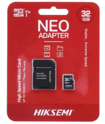 MicroSD HIKVISION 256GB Clase 10 D1 C/ADAPTADOR SD