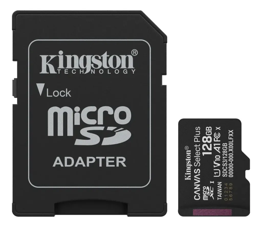 MicroSD KINGSTON 256GB c/Adap Clase 10 UHS-I (U1) 100MB/s Canvas Plus (8710)